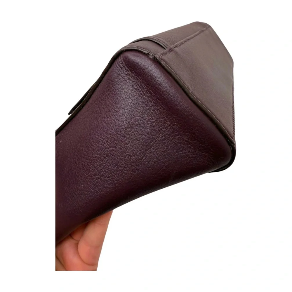 Coach EUC 2014 Deep Plum Purple Leather Shoulder Crossbody Bag | Style F32944